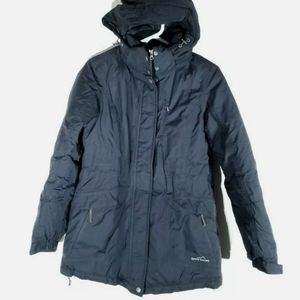 Eddie Bauer 650 Down Jacket Women's XS Weather Edge Winter Parka Coat :C